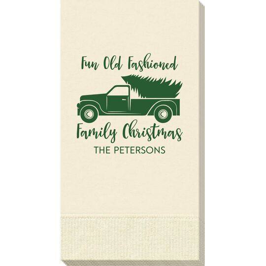 Fun Old Fashion Christmas Guest Towels
